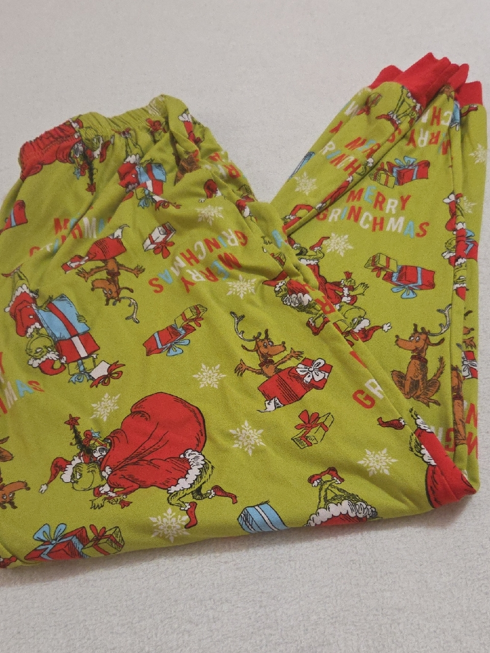 DR SEUSS THE GRINCH CHRISTMAS PAJAMA PANTS